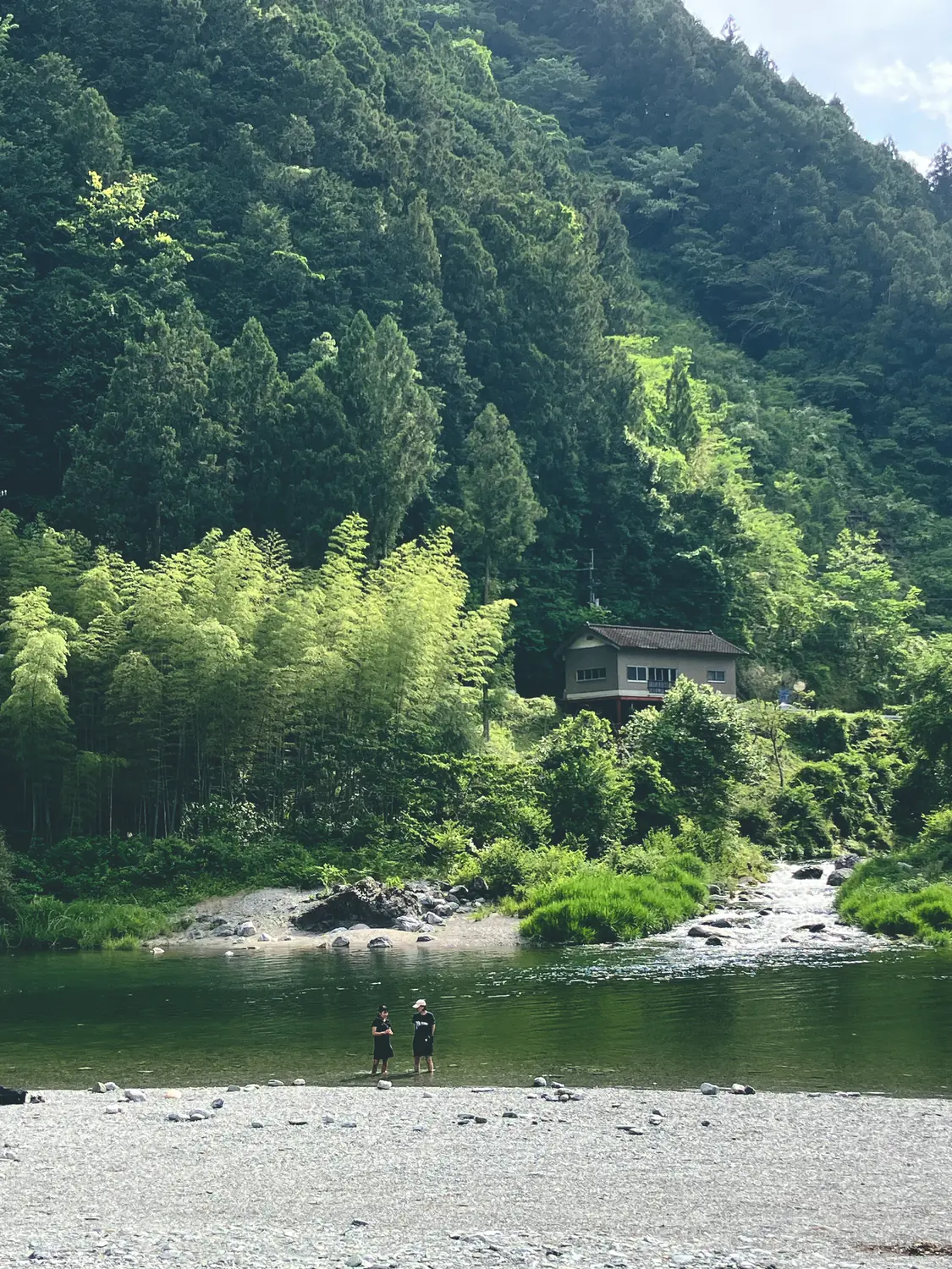 山が近い
