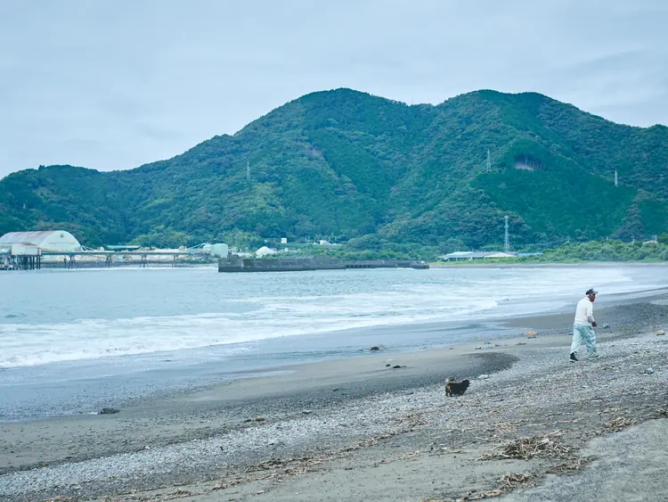 贅沢なビーチ散歩
