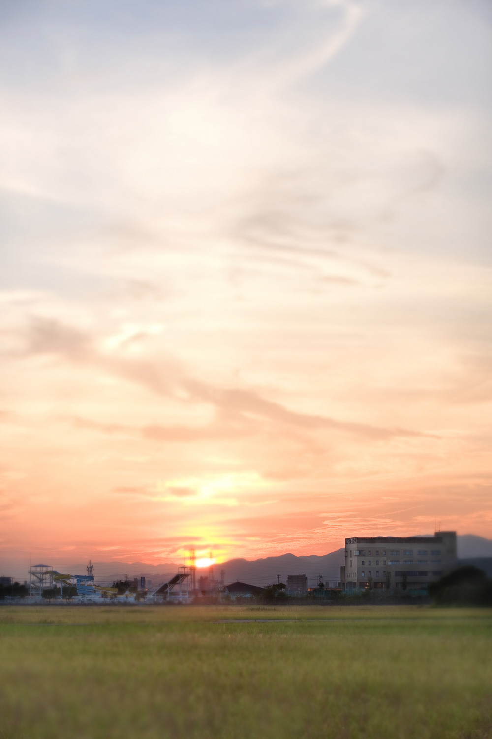 高知市東部　夕焼け