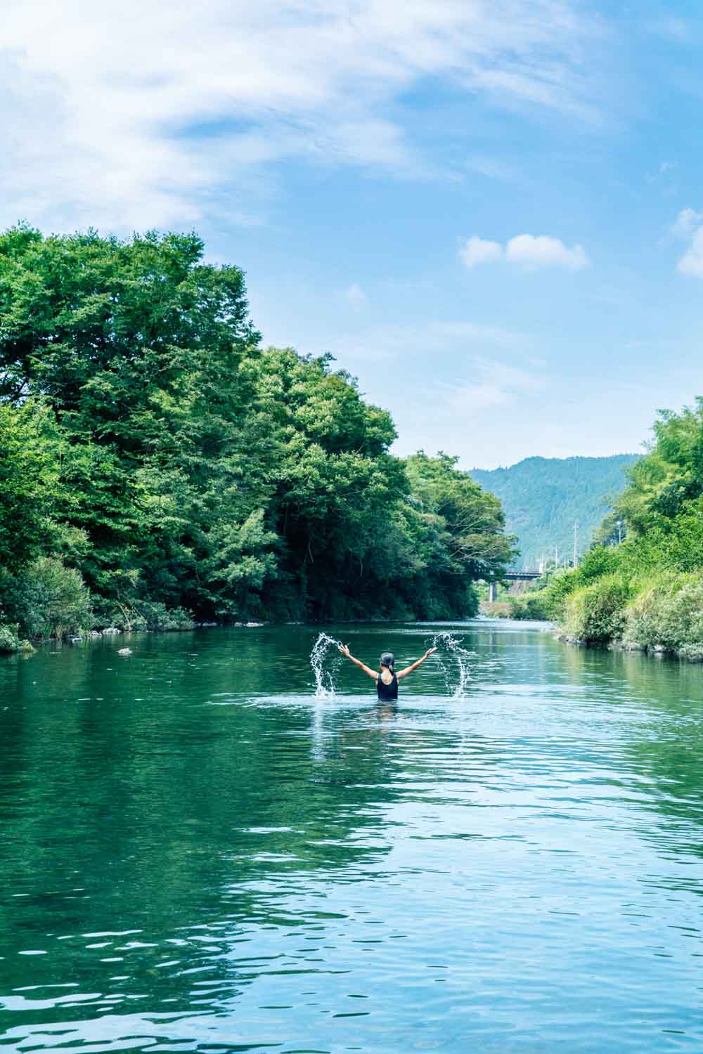 土佐町　地蔵寺川